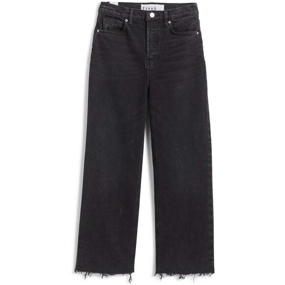 Frank & Eileen Monaghan Size 28  Mom Jeans Black Wash High Rise Straight $249 - Picture 15 of 16